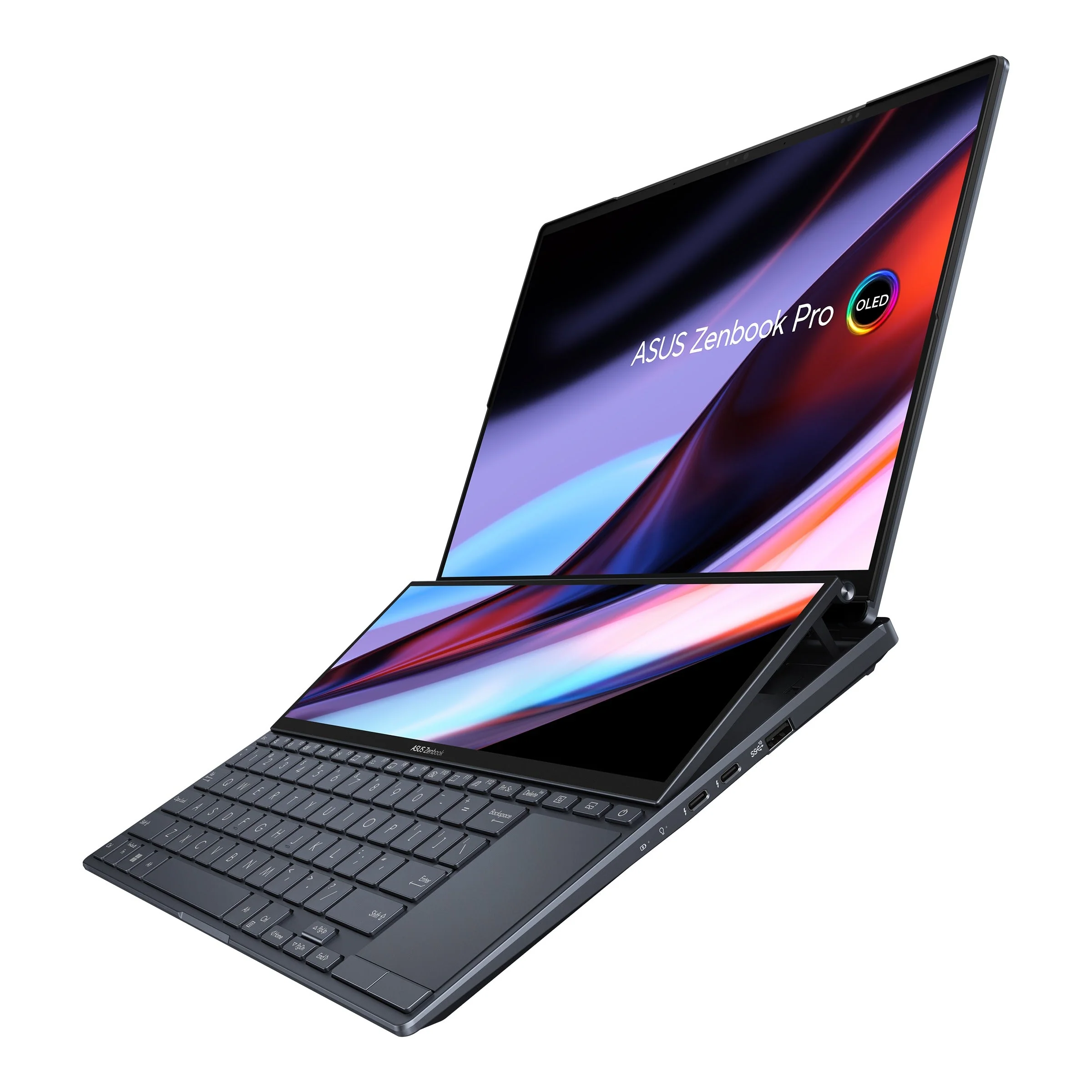 Asus Zenbook Pro 14 Duo OLED UX8402VV-P1051WS (Tech Black) | 14.5" 2.8K OLED (2880X1800) | I9-13900H | 32GB RAM | RTX 4060 | 1TB SSD | Windows 11 Home | MS Office Home & Student 2021 | Asus BP1504 Casual Backpack | Asus Stand - Image 2