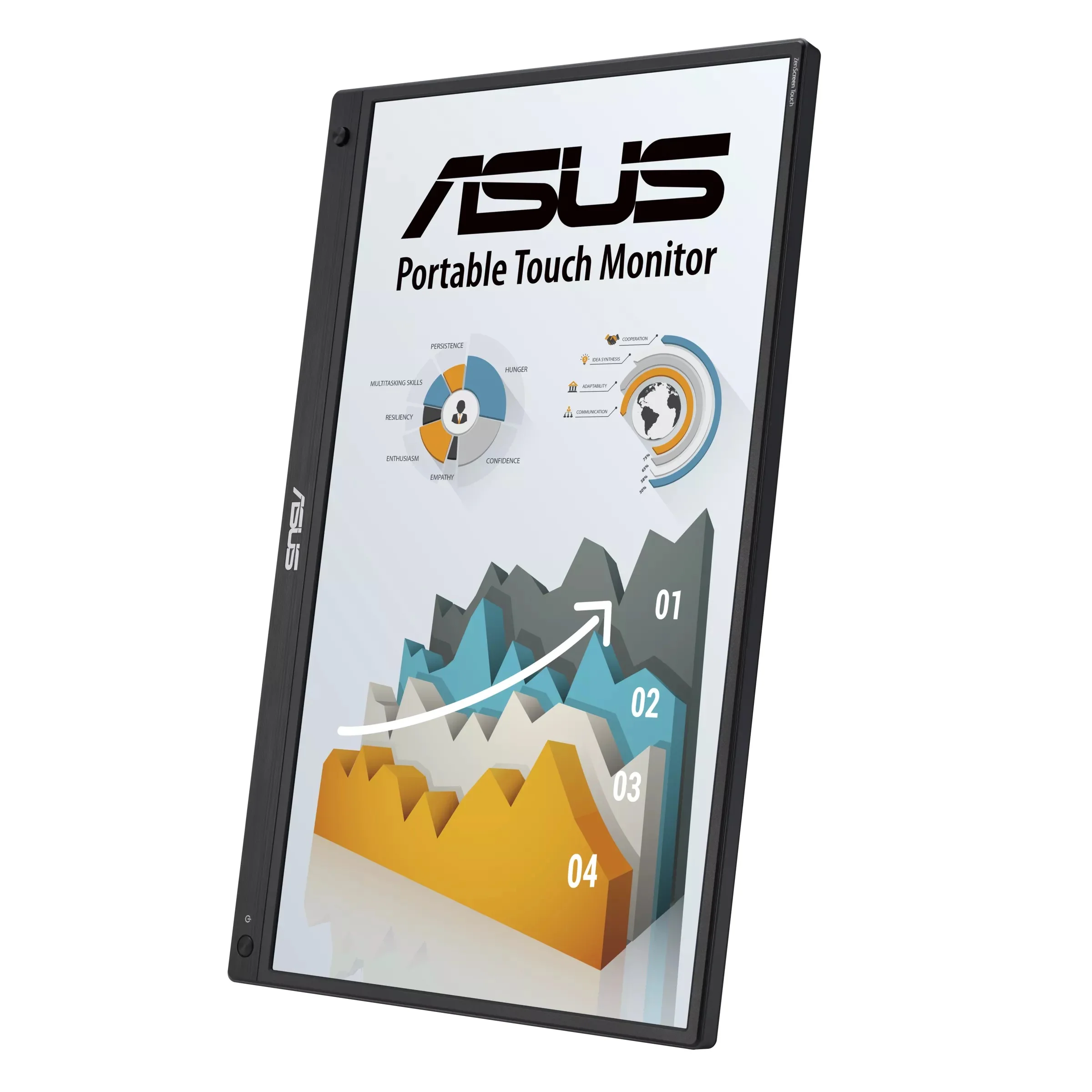 ASUS Zenscreen Touch MB16AHT 15.6" FHD IPS 60HZ USB-C Portable Monitor - Image 3