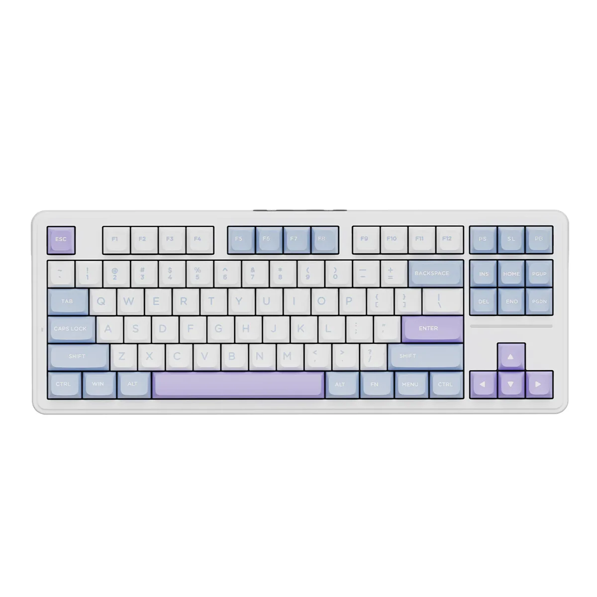 ATK A87 RGB Tri-Mode 87-Keys Gasket-Mounted Hot-Swappable Mechanical Keyboard (Sea Salt) (Black Plum Pro Switch) - Image 3