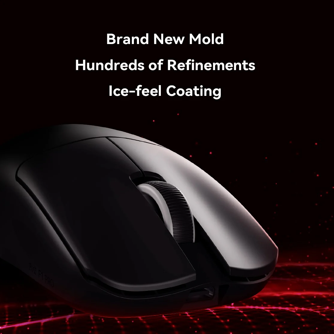 ATK Blazing Sky F1 Pro Lightweight Wireless Mouse (Black, White) - Image 2