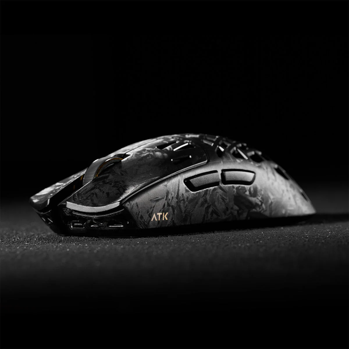 ATK Blazing Sky Ghost Ultimate Series Carbon Fiber Skeleton Gaming Mouse (Black) - Image 3