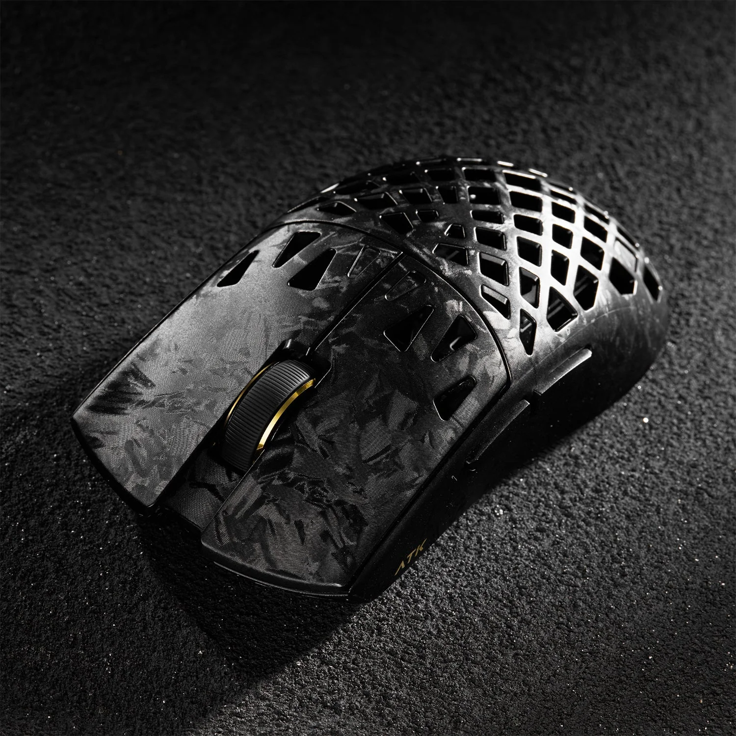 ATK Blazing Sky Ghost Ultimate Series Carbon Fiber Skeleton Gaming Mouse (Black) - Image 7