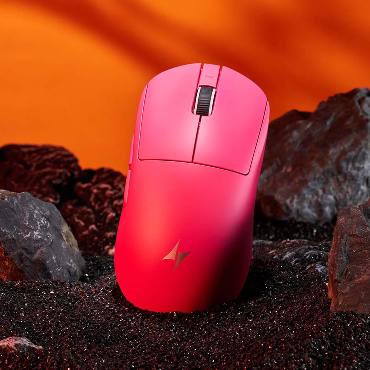 ATK Dragonfly A9 Pro Lightweight Wireless Mouse (Rose, White) - Image 2