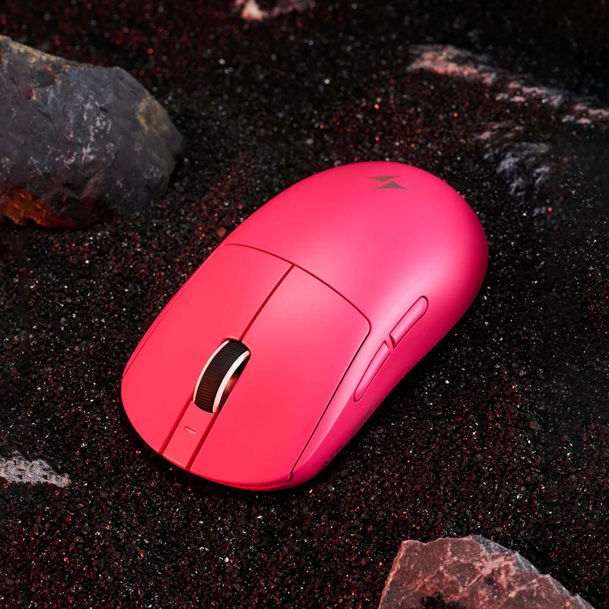 ATK Dragonfly A9 Pro Lightweight Wireless Mouse (Rose, White) - Image 3