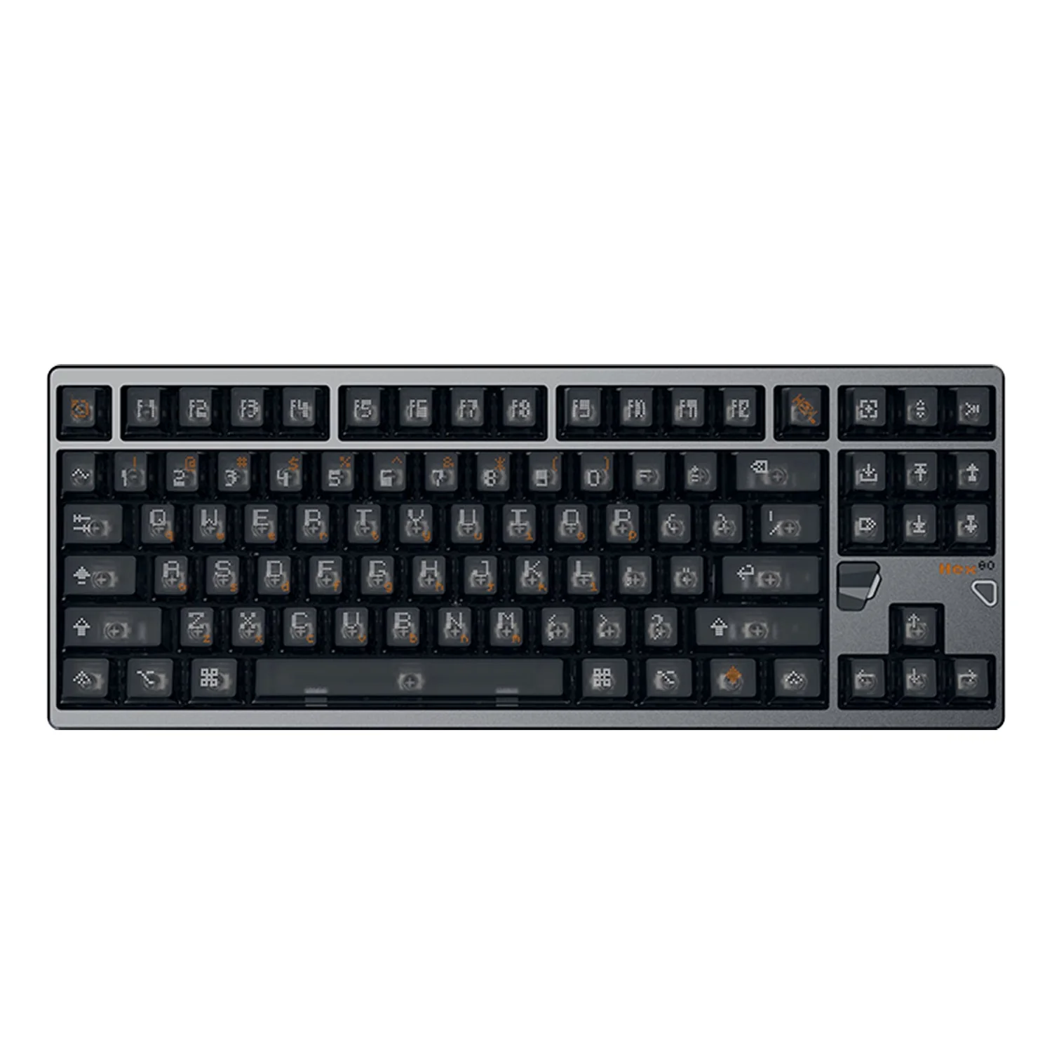 ATK x QK Hex80 RGB Wired 88 Keys Gasket Mount Aluminum CNC Case Hot-Swappable Mechanical Keyboard (Ti OWLAB Switch) (Anodized Grey, Anodized Purple, Anodized Sandgold, Spray Coated Babypink, Spray Coated Spark) - Image 7