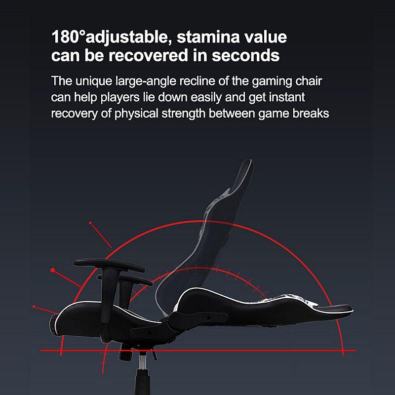 AULA F1007 Gaming Chair (Black & Blue Camouflage) - Image 6