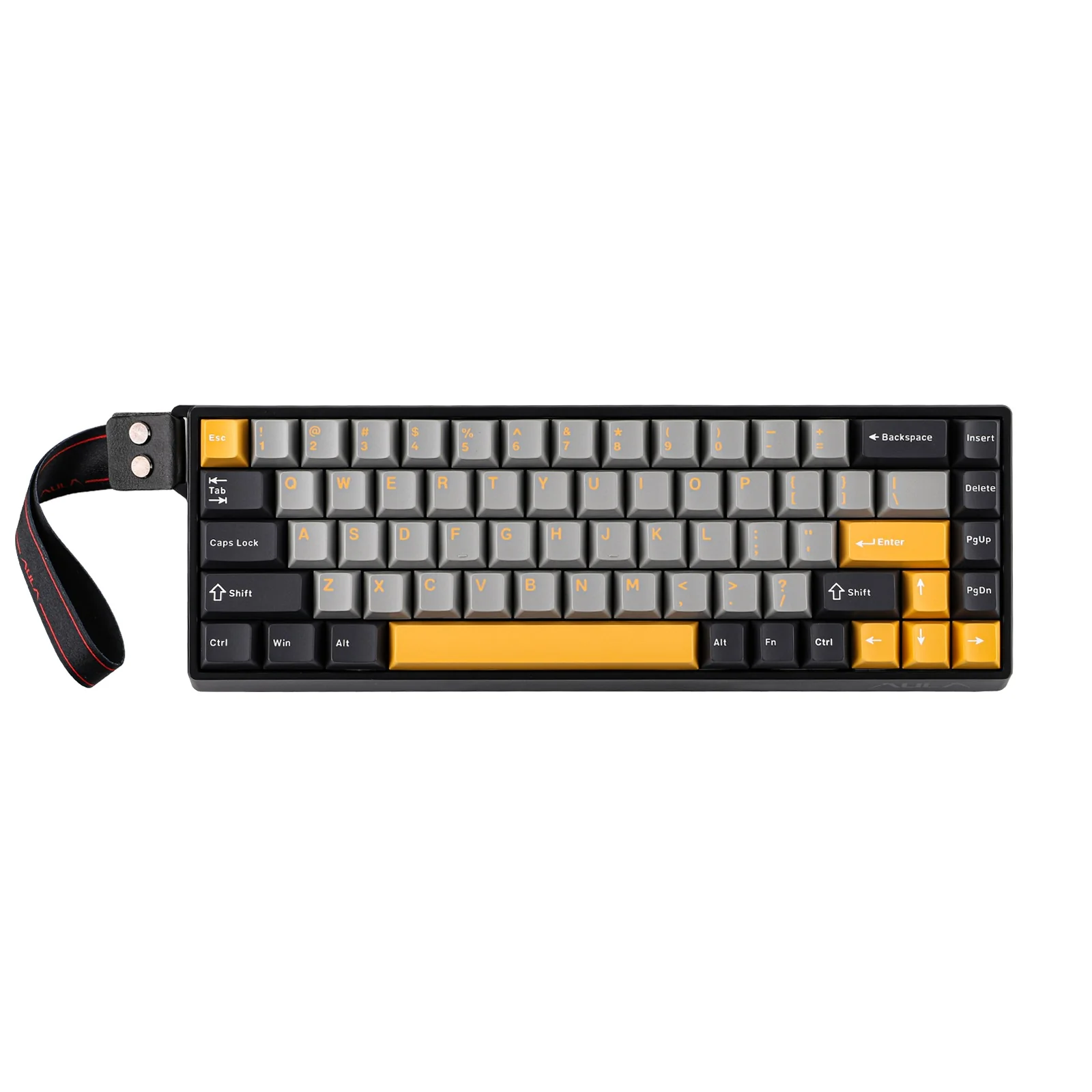 Aula WIN68HE 68-Key RGB 65% Wired Magnetic Switch Gaming Keyboard (Wing Chun Switch) (Grey/Yellow/Black) - Image 5