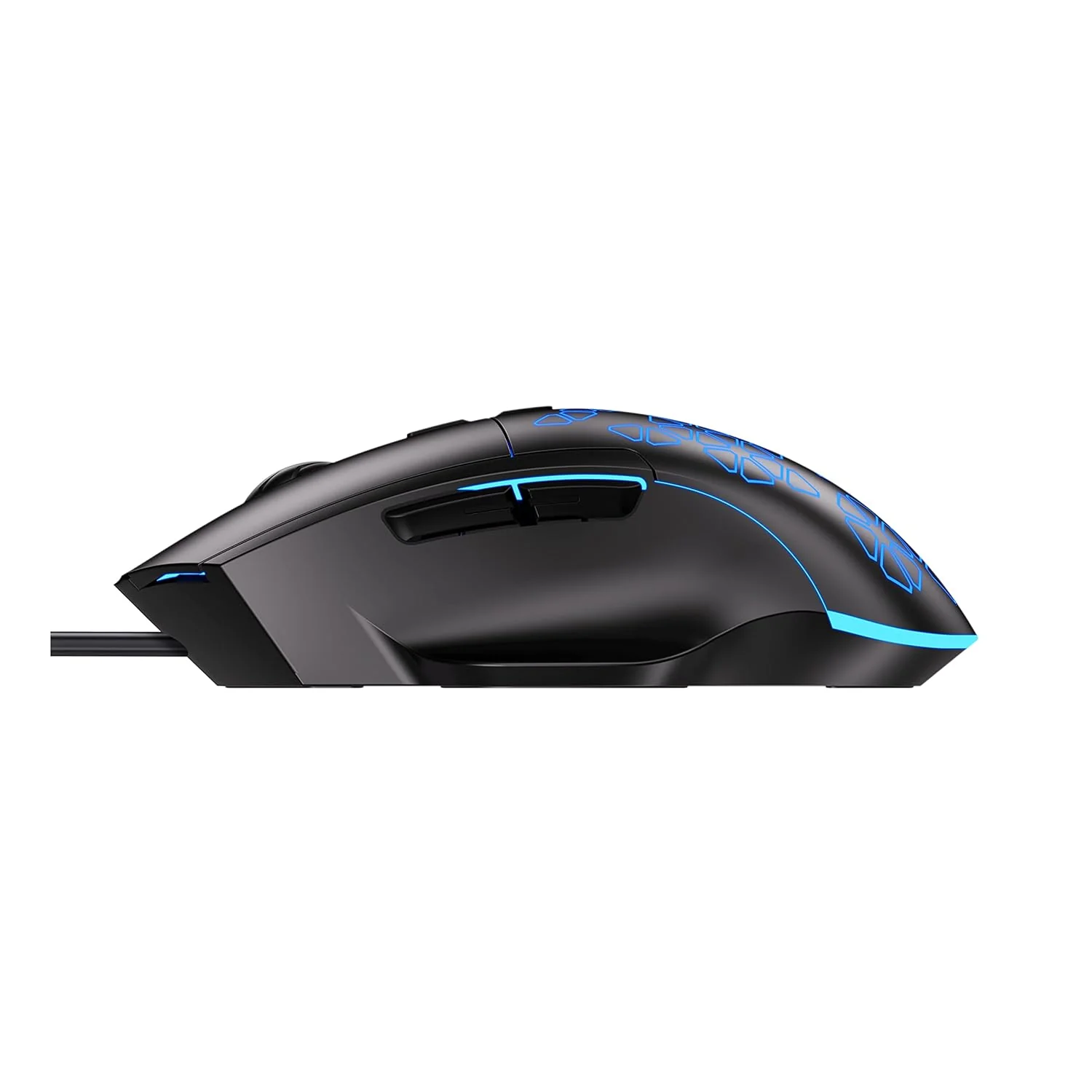 Aula Wind F812 7200DPI RGB 7-Key Wired Gaming Mouse (Black) - Image 5