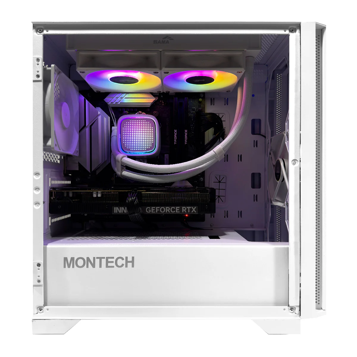 Aurora Air 100 Lite White Desktop Gaming PC | AMD Ryzen 7 8700F | 16GB (2x8GB) RAM | 1TB SSD | RTX 5060 Ti | Windows 11 Pro - Image 2