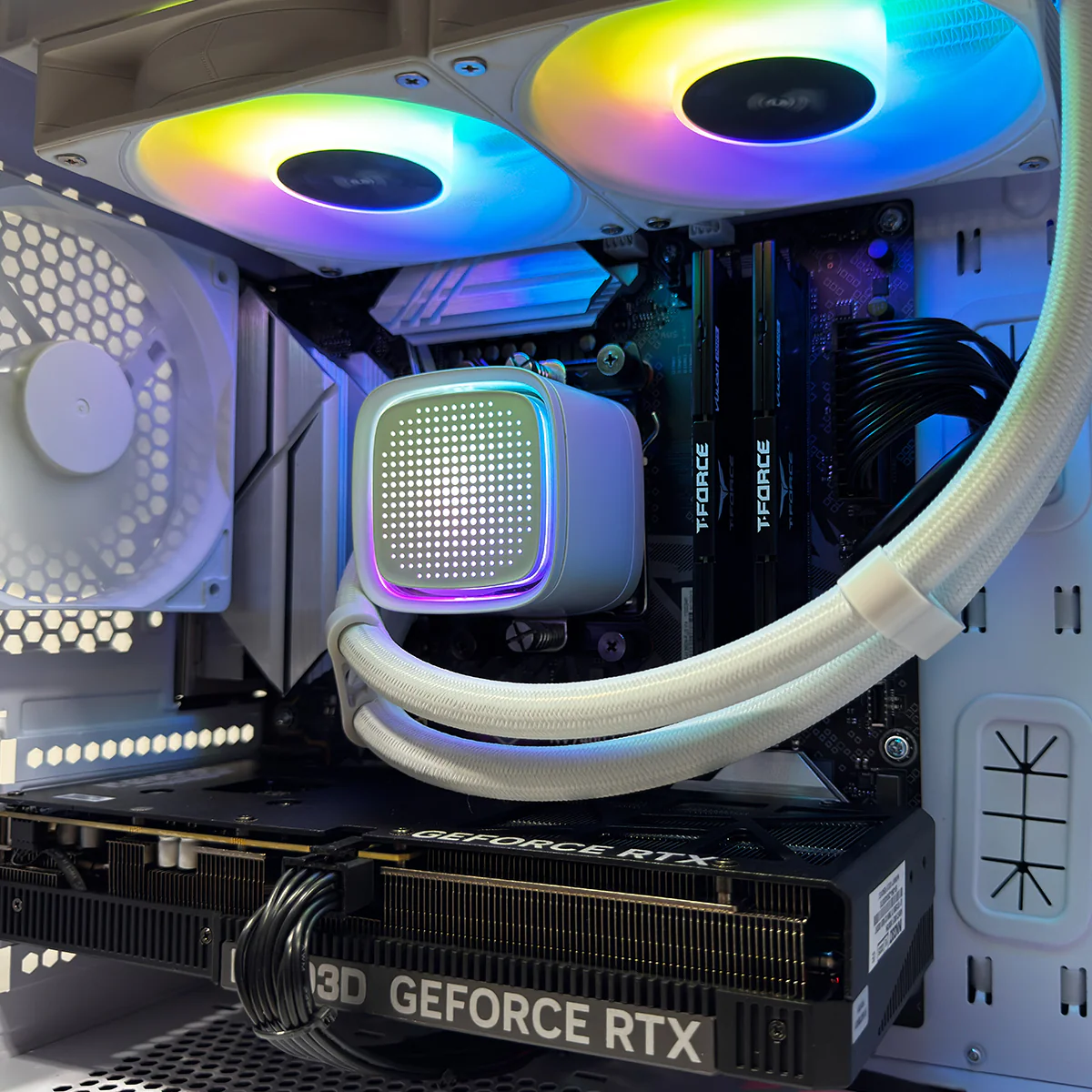 Aurora Air 100 Lite White Desktop Gaming PC | AMD Ryzen 7 8700F | 16GB (2x8GB) RAM | 1TB SSD | RTX 5060 Ti | Windows 11 Pro - Image 3