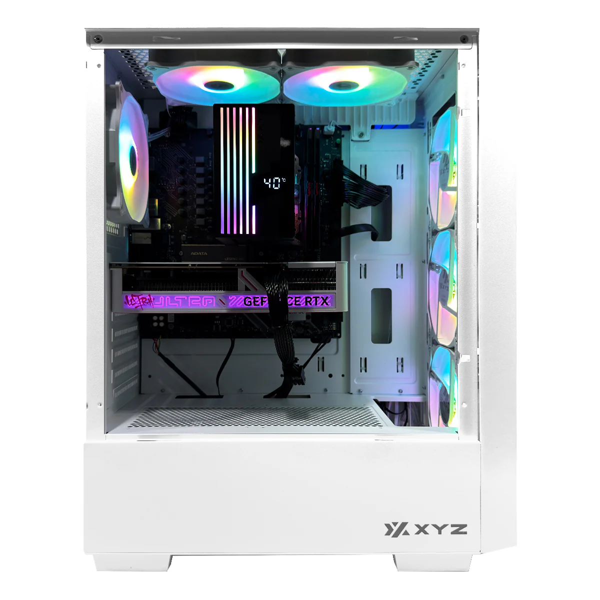 Aurora Airone 100 White Desktop Gaming PC | AMD Ryzen 7 7700 | 16GB (2x8GB) RAM | 1TB SSD | RTX 5060 Ti | Windows 11 Pro - Image 2