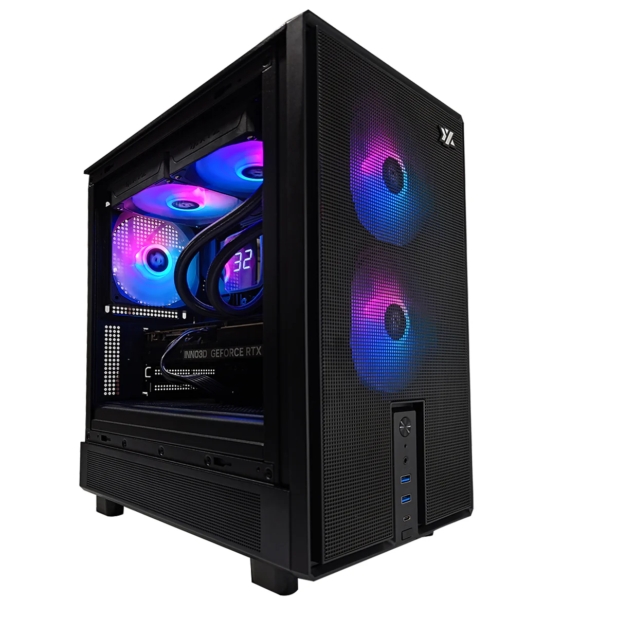 Aurora Atom Black Desktop Gaming PC | AMD Ryzen 5 7400 | 32GB RAM | 1TB SSD | RTX 5070 OC | Windows 11 Pro - Image 12