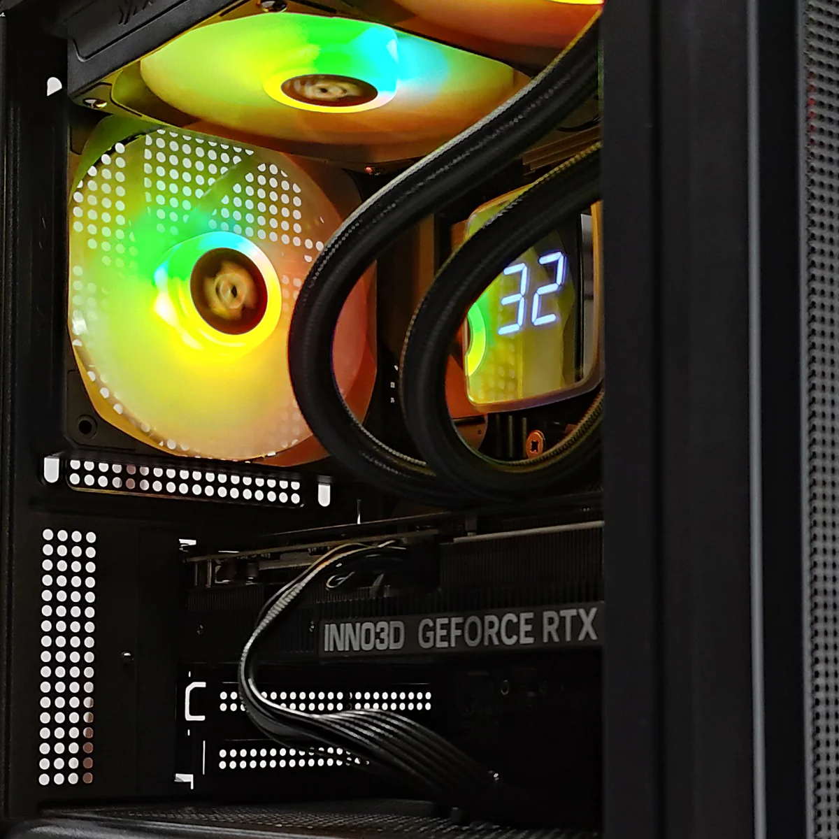 Aurora Atom Black Desktop Gaming PC | AMD Ryzen 5 7400 | 32GB RAM | 1TB SSD | RTX 5070 OC | Windows 11 Pro - Image 8