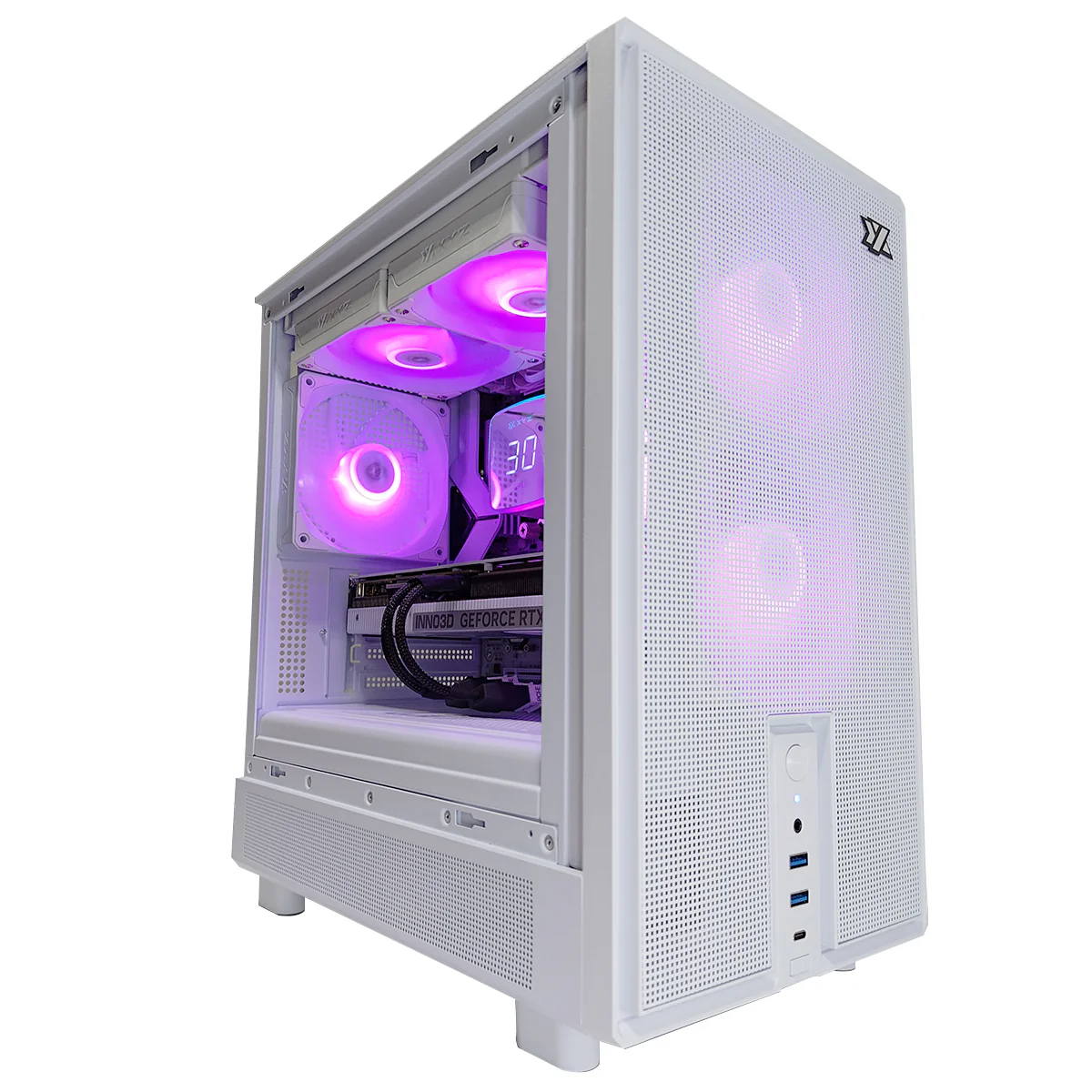 Aurora Atom White Desktop Gaming PC | AMD Ryzen 5 7400 | 32GB RAM | 1TB SSD | RTX 5070 OC | Windows 11 Pro - Image 11