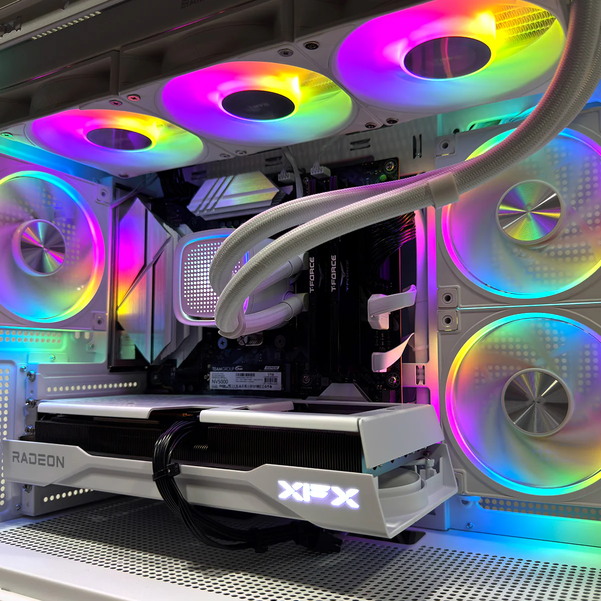 Aurora CG380F White Gaming PC Desktop Gaming PC | AMD Ryzen 7 8700F | 16GB (2x8GB) RAM | 1TB SSD | RX 9060 XT | Windows 11 Pro - Image 3