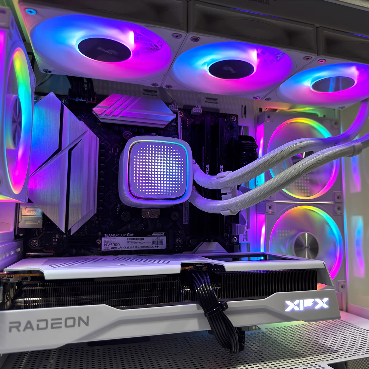 Aurora CG380F White Gaming PC Desktop Gaming PC | AMD Ryzen 7 8700F | 16GB (2x8GB) RAM | 1TB SSD | RX 9060 XT | Windows 11 Pro - Image 4
