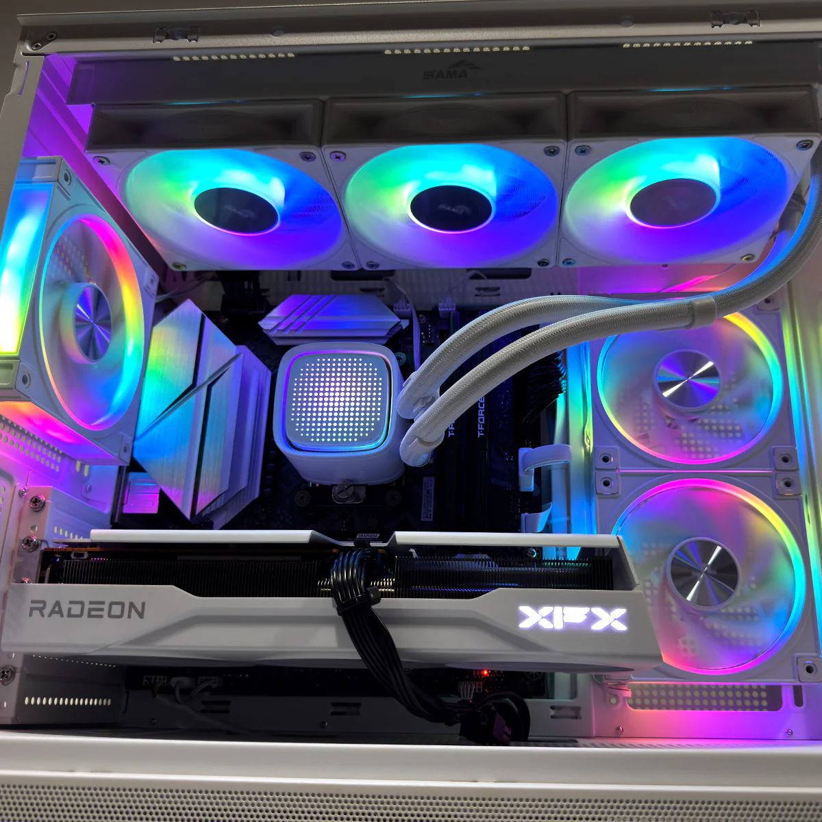 Aurora CG380F White Gaming PC Desktop Gaming PC | AMD Ryzen 7 8700F | 16GB (2x8GB) RAM | 1TB SSD | RX 9060 XT | Windows 11 Pro - Image 5
