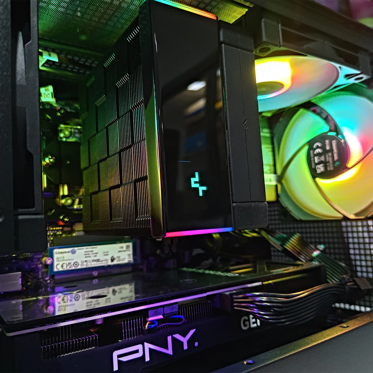 Aurora CH160 Black Desktop Gaming PC | AMD Ryzen 5 7500F | 32GB RAM | 1TB SSD | RTX 4070 | Windows 11 Pro - Image 3