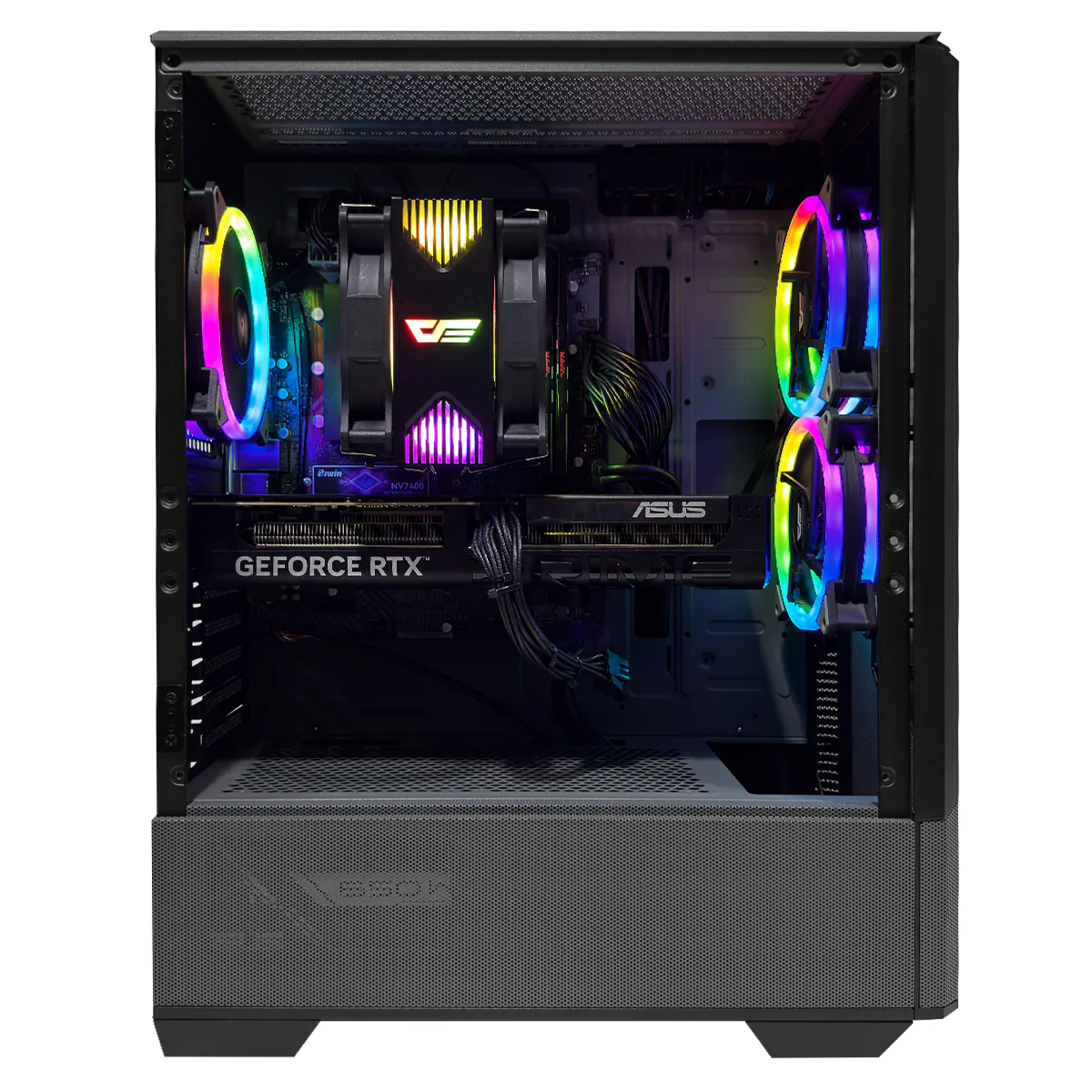 Aurora DLC 31 Gray Desktop Gaming PC | AMD Ryzen 7 7700 | 16GB (2x8GB) RAM | 1TB SSD | RTX 5060 Ti | Windows 11 Pro - Image 2