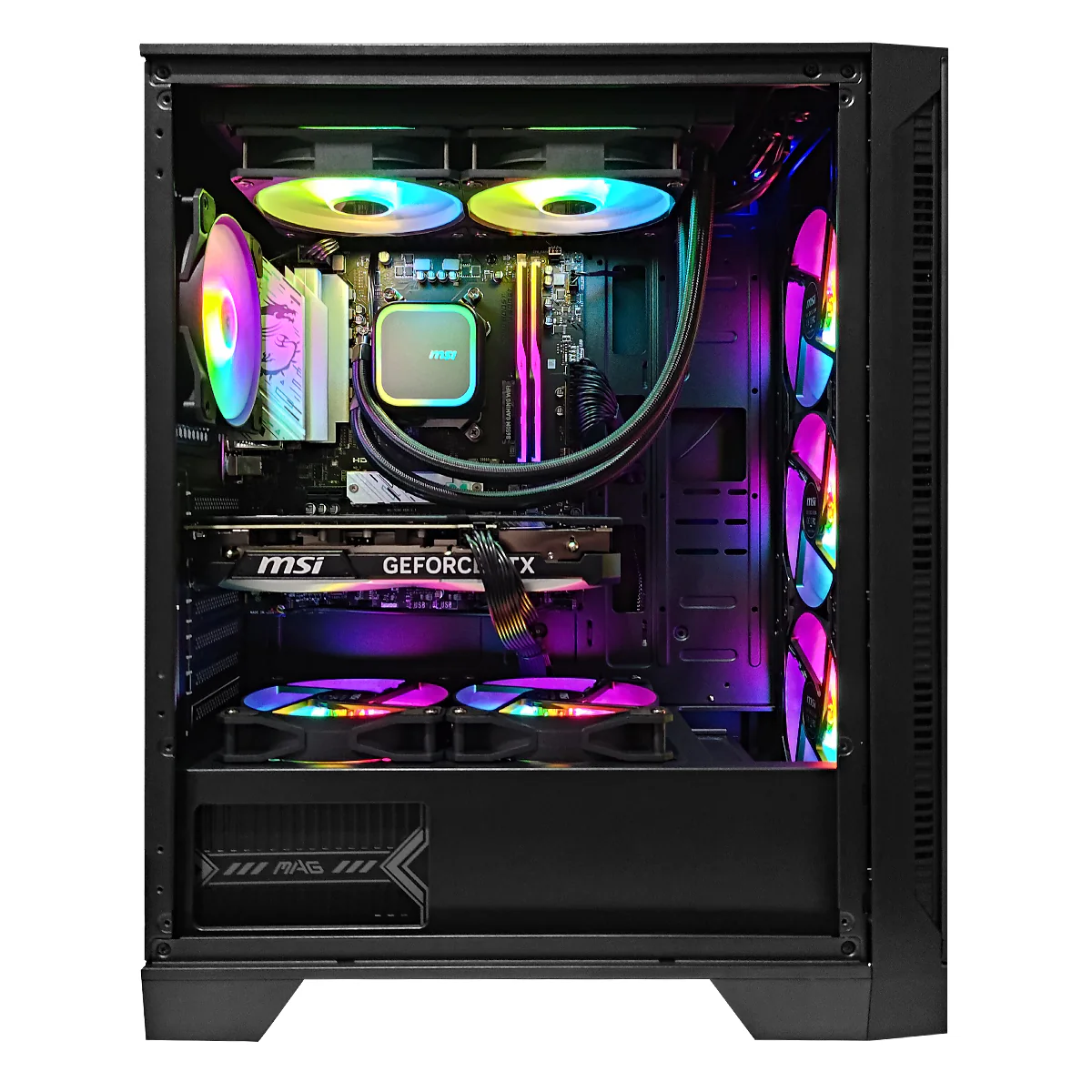 Aurora Forge 120A Black Desktop Gaming PC | AMD Ryzen 5 7500F | 32GB RAM | 1TB SSD | RTX 4070 OC | Windows 11 Pro - Image 2