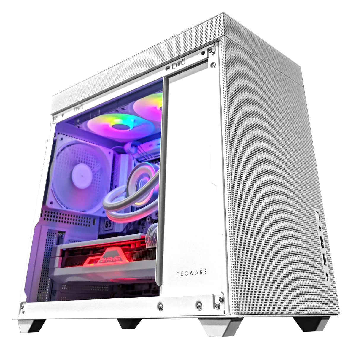 Aurora Fusion 2 White Desktop Gaming PC | AMD Ryzen 5 7600 | 32GB RAM | 1TB SSD | RX 7800 XT | Windows 11 Pro - Image 9