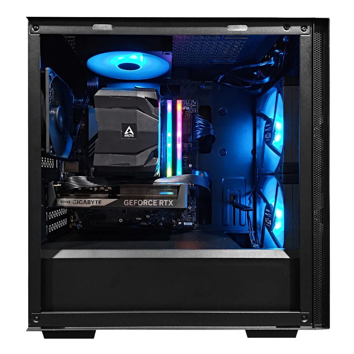 Aurora Macube 110 Black Desktop Gaming PC | Intel i5 13600KF | 32GB RAM |  1TB SSD | RTX 5060 TI | Windows 11 Pro - Image 2