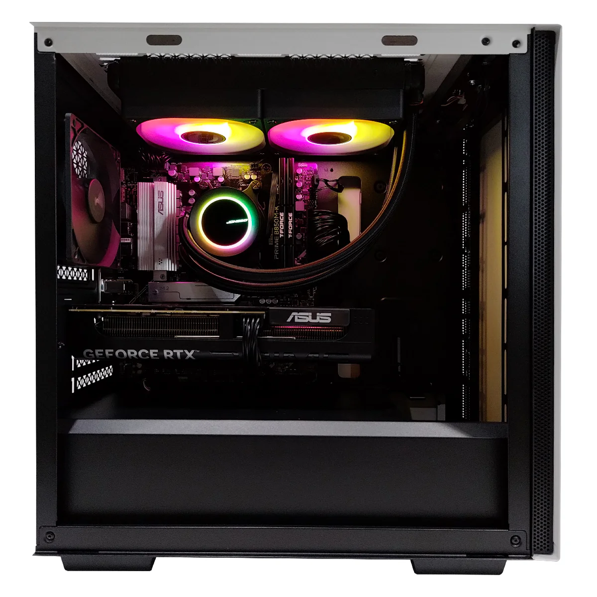 Aurora Macube White Desktop Gaming PC | AMD Ryzen 7 7700 | 16GB RAM | 1TB SSD | RTX 5060 OC | Windows 11 Pro - Image 2