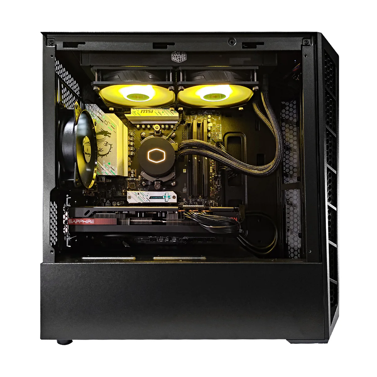 Aurora  Masterbox MB320L Black Desktop Gaming PC | AMD Ryzen 5 7600X | 32 GB RAM | 1 TB SSD | RX7600 XT | Windows 11 Pro - Image 2