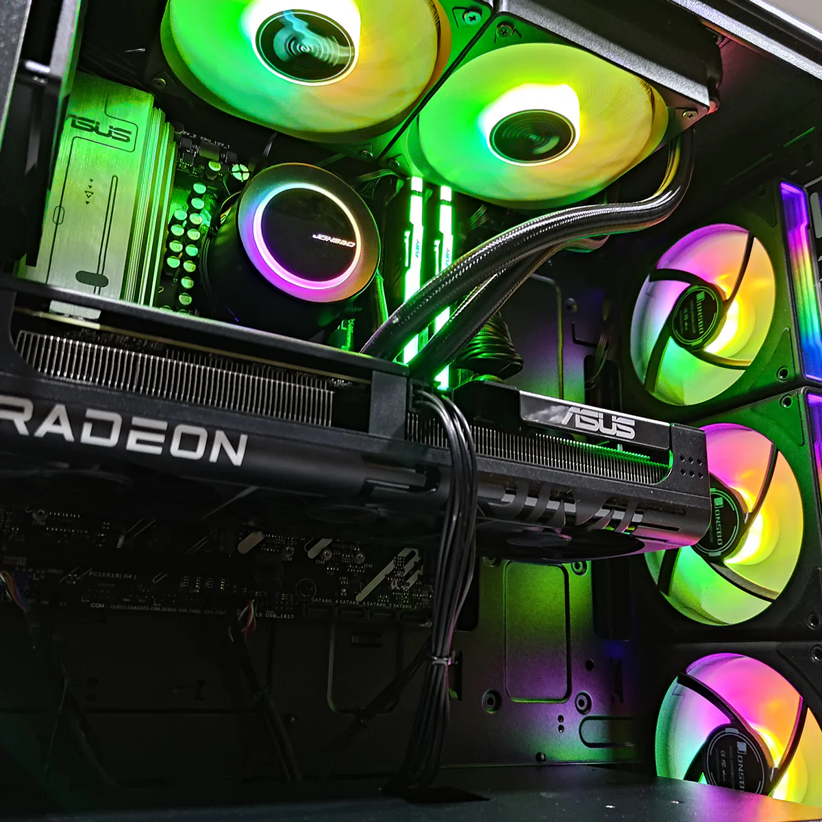 Aurora Matrexx 50 Black Desktop Gaming PC | AMD Ryzen 5 9500F | 16GB RAM | 1TB SSD | RX 9060 XT | Windows 11 Pro - Image 3