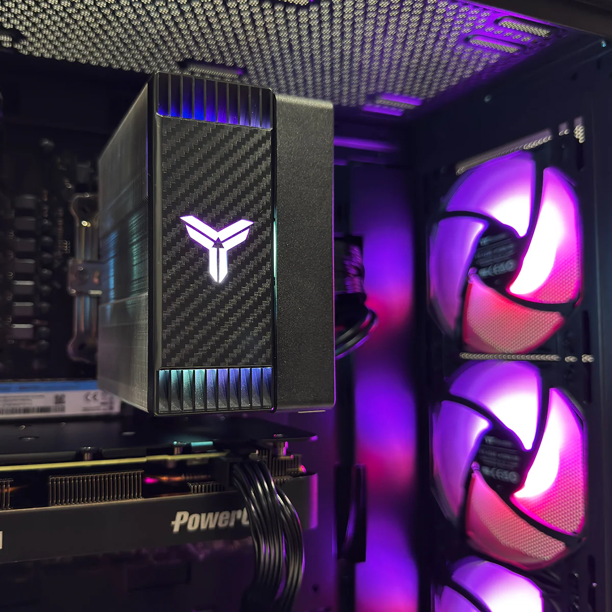 Aurora S200 Black Desktop Gaming PC | AMD Ryzen 7 8700F | 16GB(2x8GB) RAM | 1TB SSD | RX 9060 XT | Windows 11 Pro - Image 3