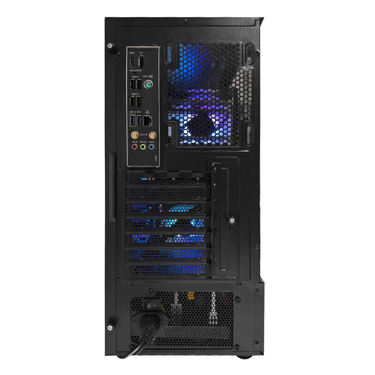 Aurora S200 Black Desktop Gaming PC | AMD Ryzen 7 8700F | 16GB(2x8GB) RAM | 1TB SSD | RX 9060 XT | Windows 11 Pro - Image 8