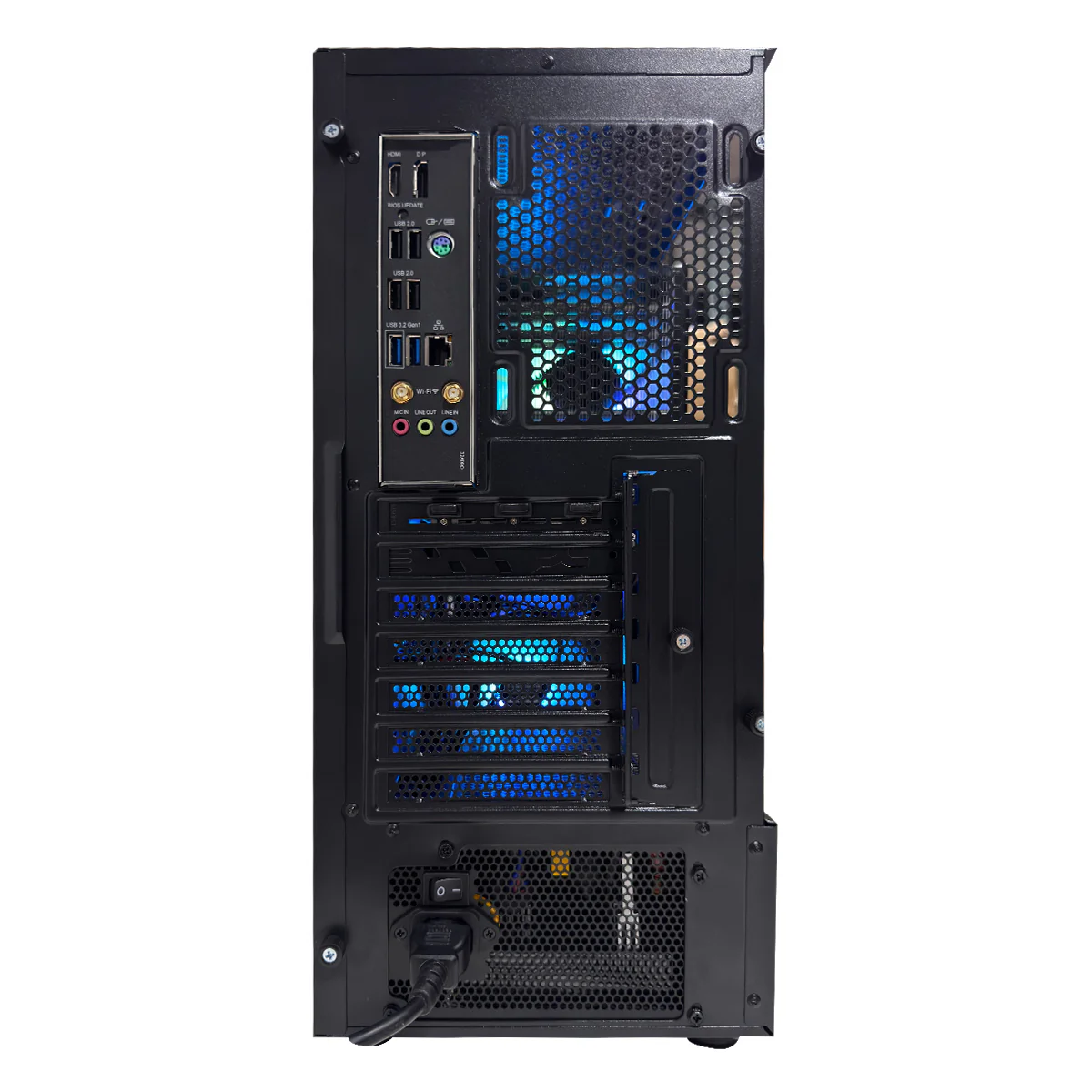 Aurora S200 TG Black Desktop Gaming PC | AMD Ryzen 7 8700F | 16GB (2x8GB) RAM | 1TB SSD | RX 9060XT | Windows 11 Pro - Image 7
