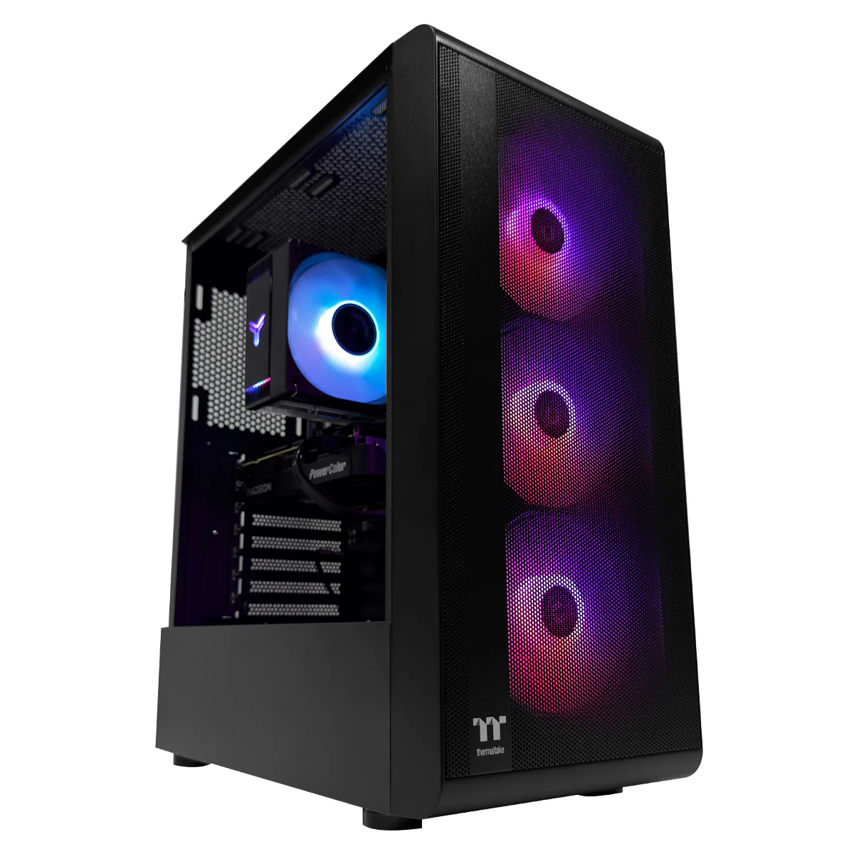 Aurora S200 TG Black Desktop Gaming PC | AMD Ryzen 7 8700F | 16GB (2x8GB) RAM | 1TB SSD | RX 9060XT | Windows 11 Pro - Image 9