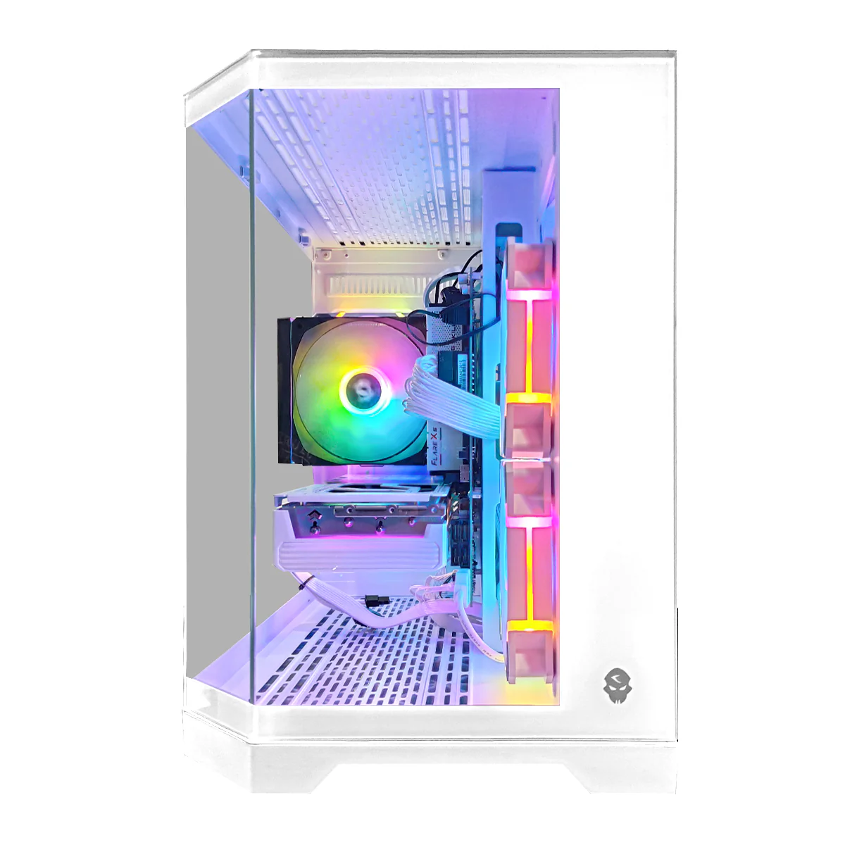 Aurora Spectra White Desktop Gaming PC | AMD Ryzen 7 7700 | 16GB RAM | 1TB SSD | RX 9060 XT | Windows 11 Pro - Image 7