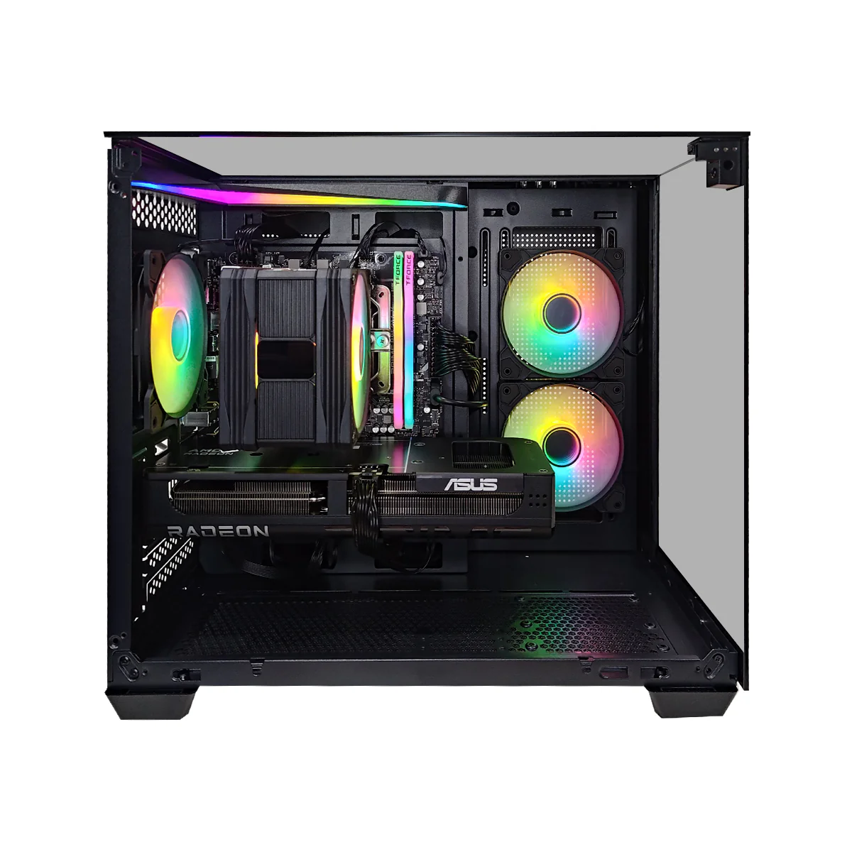 Aurora TH285M Black Desktop Gaming PC | AMD Ryzen 5 7500X3D | 16GB RAM | 1TB SSD | RX 9060 XT OC | Windows 11 Pro - Image 2