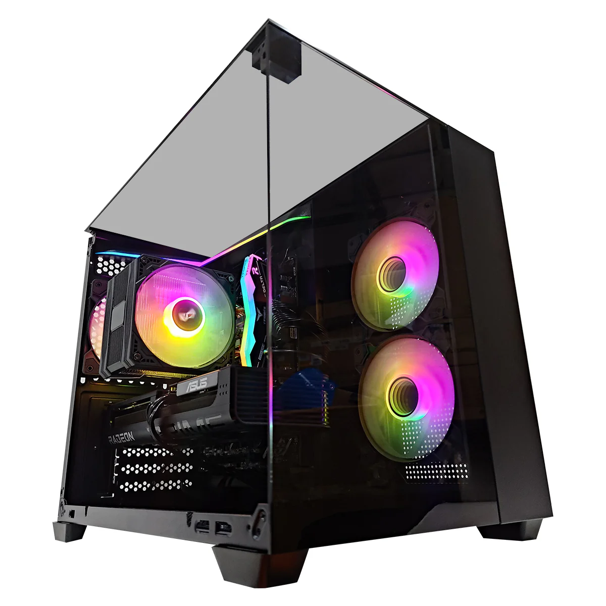 Aurora TH285M Black Desktop Gaming PC | AMD Ryzen 5 7500X3D | 16GB RAM | 1TB SSD | RX 9060 XT OC | Windows 11 Pro - Image 6