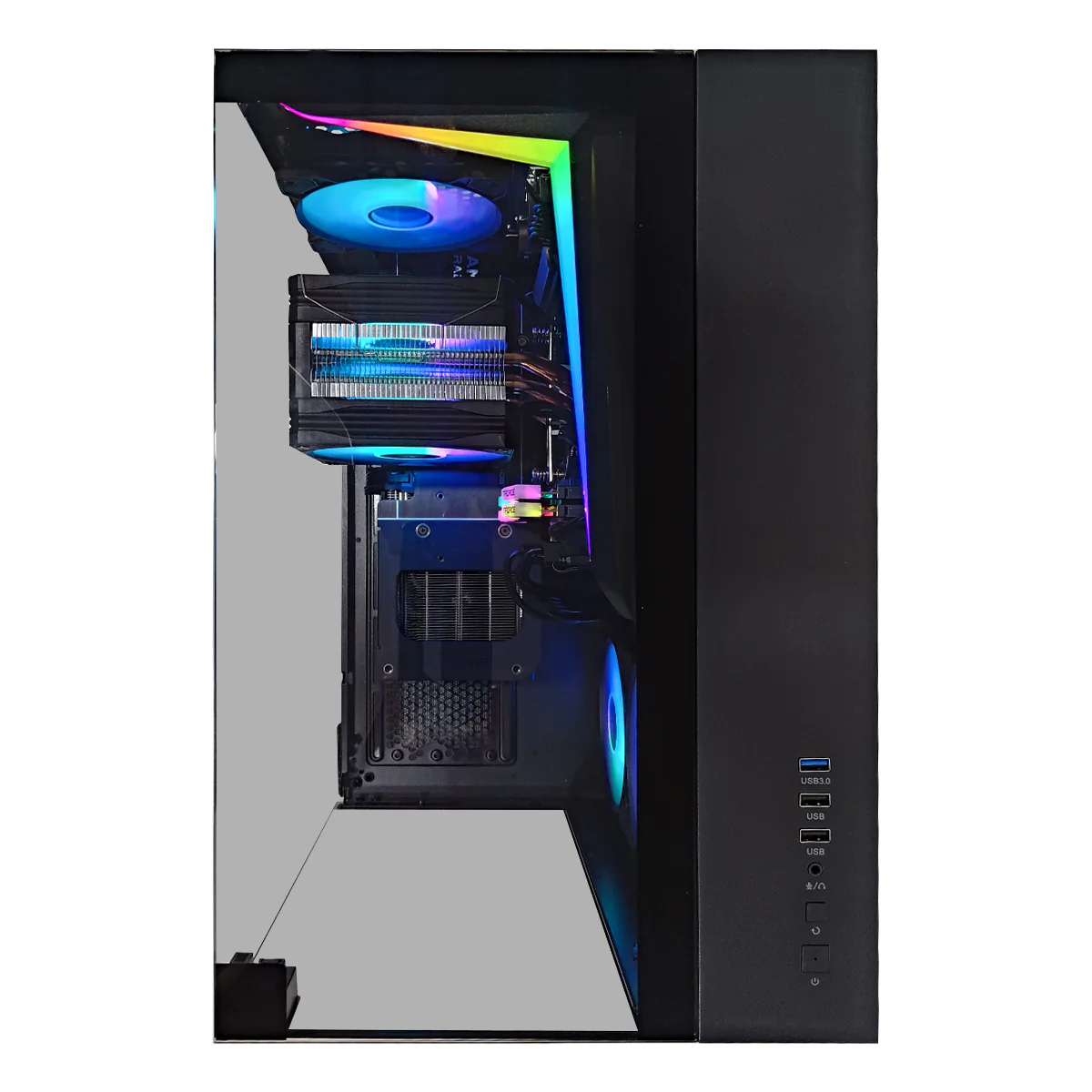 Aurora TH285M Black Desktop Gaming PC | AMD Ryzen 5 7500X3D | 16GB RAM | 1TB SSD | RX 9060 XT OC | Windows 11 Pro - Image 8