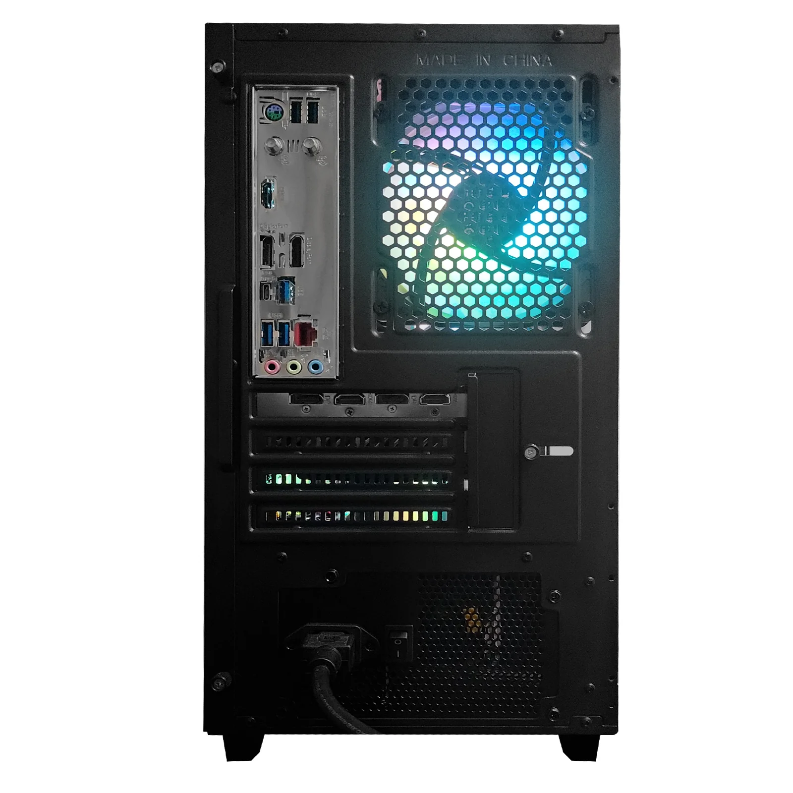 Aurora Versa H16 Black Desktop Gaming PC | Intel i5 14600KF | 32GB RAM | 1TB SSD | RX 7700 XT | Windows 11 Pro - Image 7