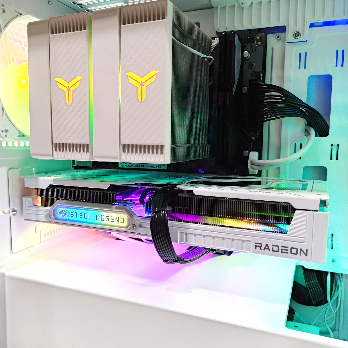Aurora Versa Snow White Desktop Gaming PC | AMD Ryzen 7 8700F | 16GB (2X8GB) RAM | 1TB SSD | RX 9060 XT  | Windows 11 Pro - Image 5