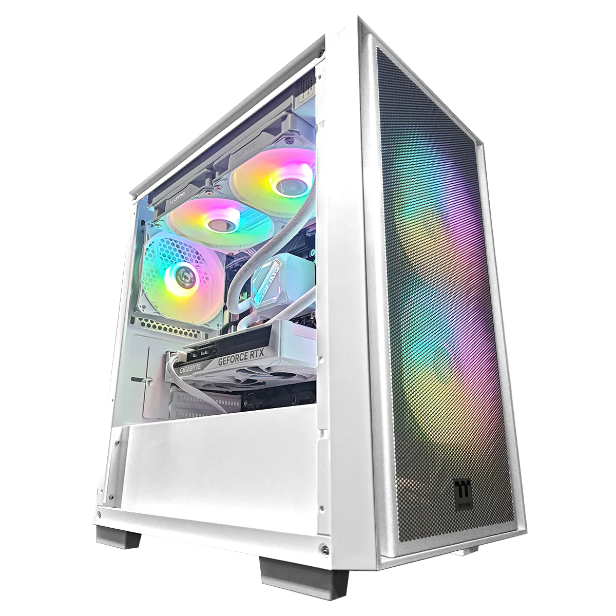 Aurora Versa White Desktop Gaming PC | Intel i7 12700 | 32GB RAM | 1TB SSD | with WiFi + Bluetooth | GeForce RTX 5060 Ti OC | Windows 11 Pro - Image 8