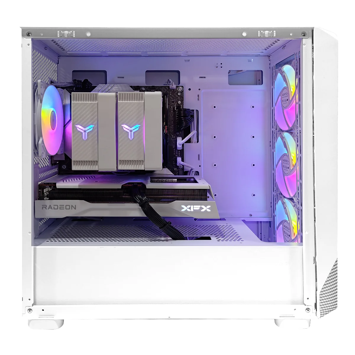 Aurora X5M White Desktop Gaming PC | AMD Ryzen 7 8700F | 16GB (2x8GB) RAM | 1TB SSD | RX 9060 XT | Windows 11 Pro - Image 2