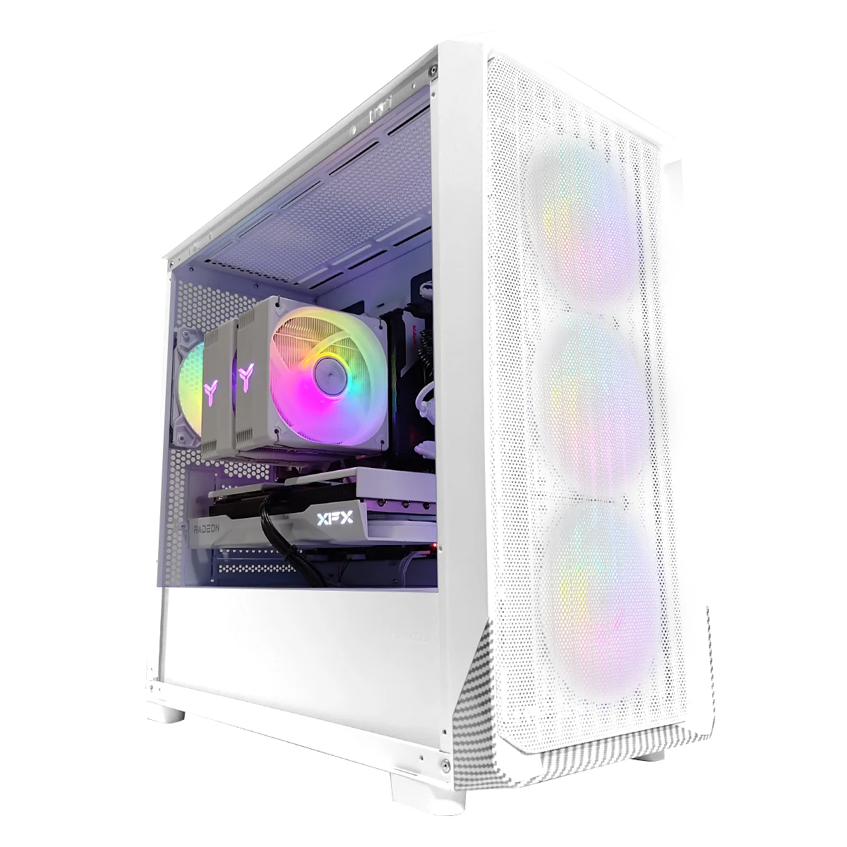 Aurora X5M White Desktop Gaming PC | AMD Ryzen 7 8700F | 16GB (2x8GB) RAM | 1TB SSD | RX 9060 XT | Windows 11 Pro - Image 9