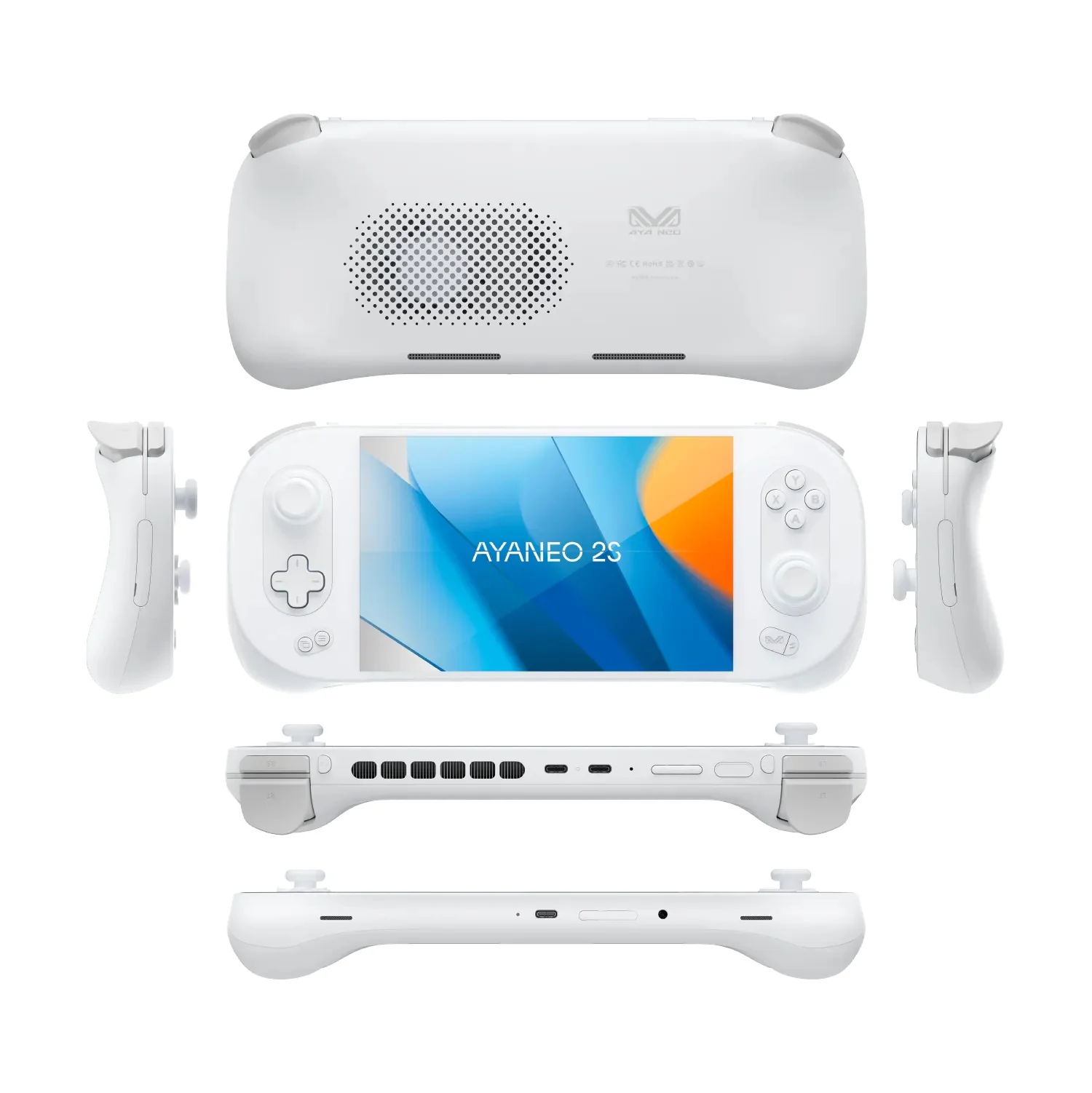 Ayaneo 2S AMD Ryzen 7 7840U 32GB RAM 2TB SSD Handheld PC Gaming Console (Sky White) - Image 7