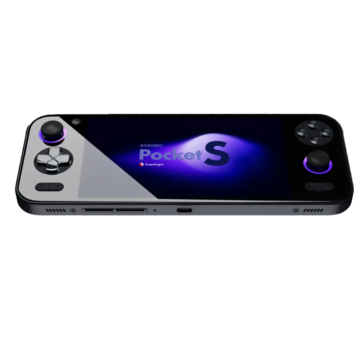 Ayaneo Pocket S Qualcomm Snapdragon G3x Gen2 12GB+128GB With MicroSD Port 6" 1080P Borderless IPS Mirror Screen Android Handheld Gaming Console (Obsidian Black)+Ayaneo Pocket S Ergonomic Case+Ayaneo Pocket S Joystick Cap+Ayaneo Pocket S HD Tempered Film - Image 3