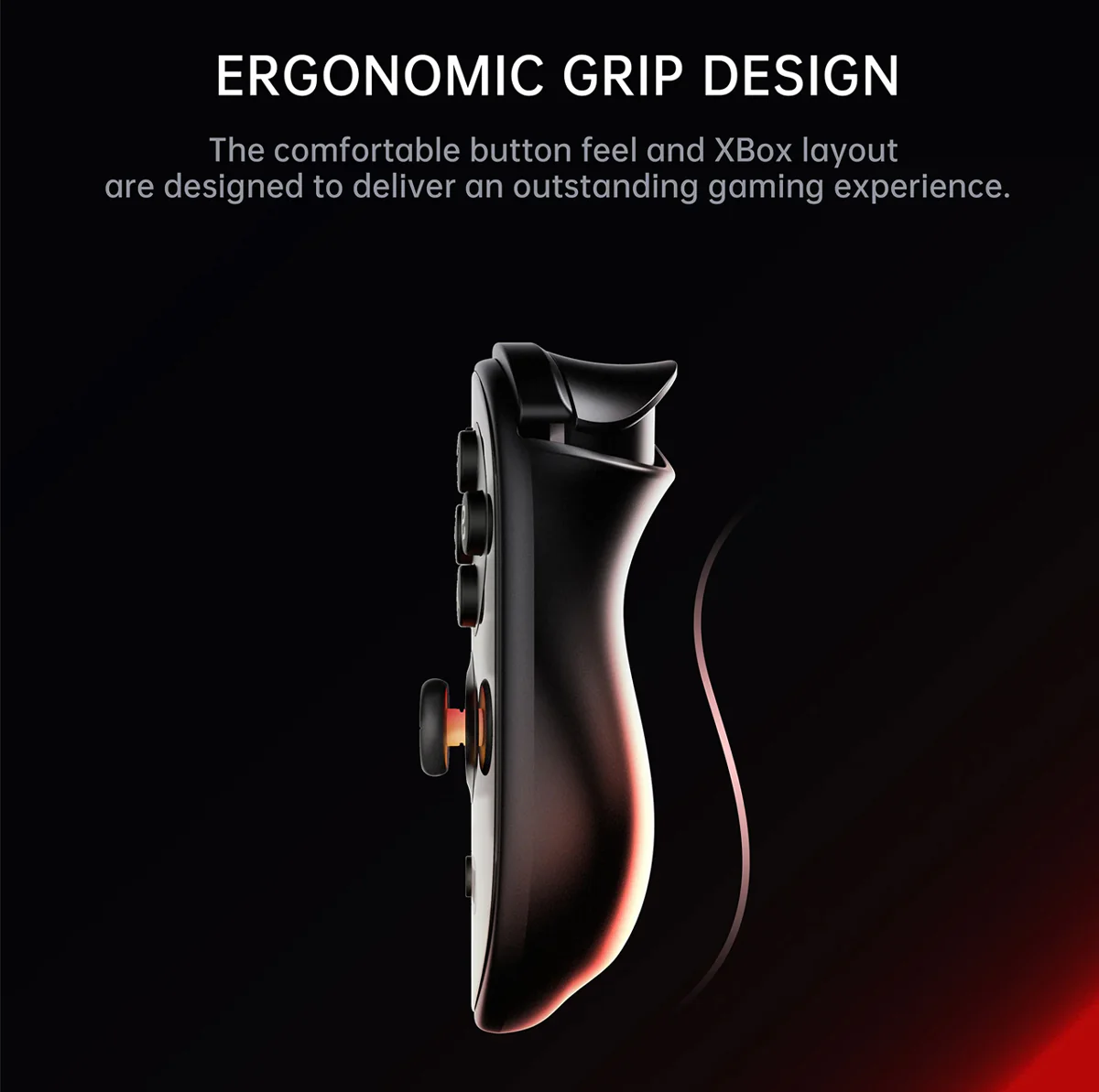 AYN Odin 2 Portal Base Snapdragon 8gen2 Processor 7" 1080P 120Hz OLED 3D Curved Touch Screen 8GB RAM + 128GB SSD Android 13 Handheld Gaming Console (Black) - Image 6