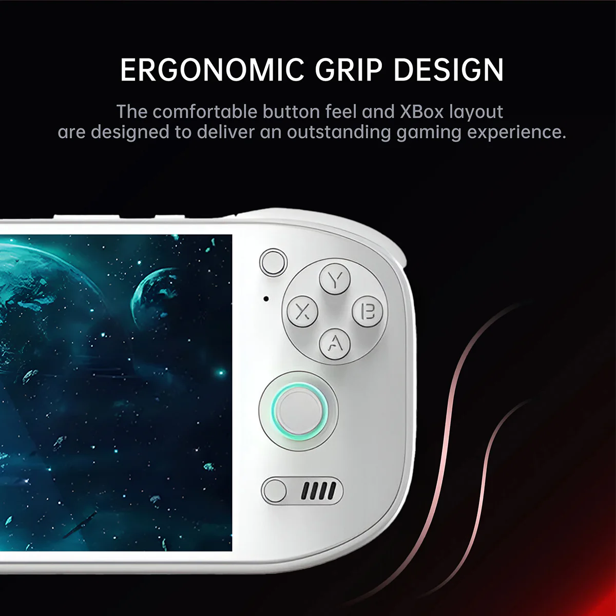 AYN Odin 2 Portal Pro Snapdragon 8gen2 Processor 7" 1080P 120Hz OLED 3D Curved Touch Screen 12GB RAM + 512GB SSD Android 13 Handheld Gaming Console (White) - Image 11