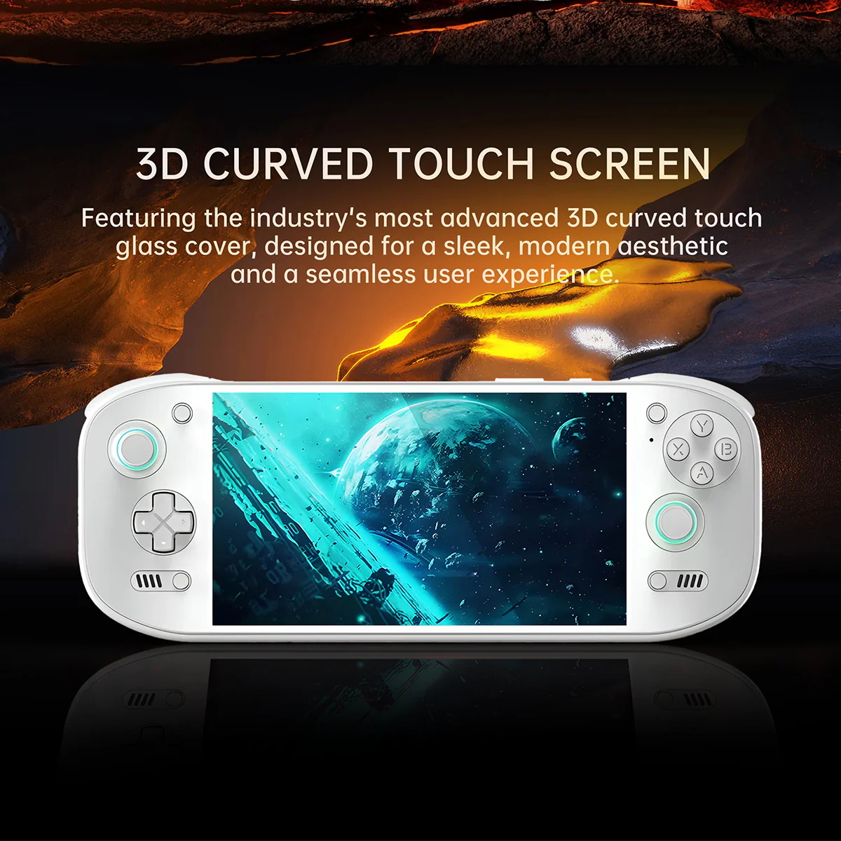 AYN Odin 2 Portal Pro Snapdragon 8gen2 Processor 7" 1080P 120Hz OLED 3D Curved Touch Screen 12GB RAM + 512GB SSD Android 13 Handheld Gaming Console (White) - Image 5