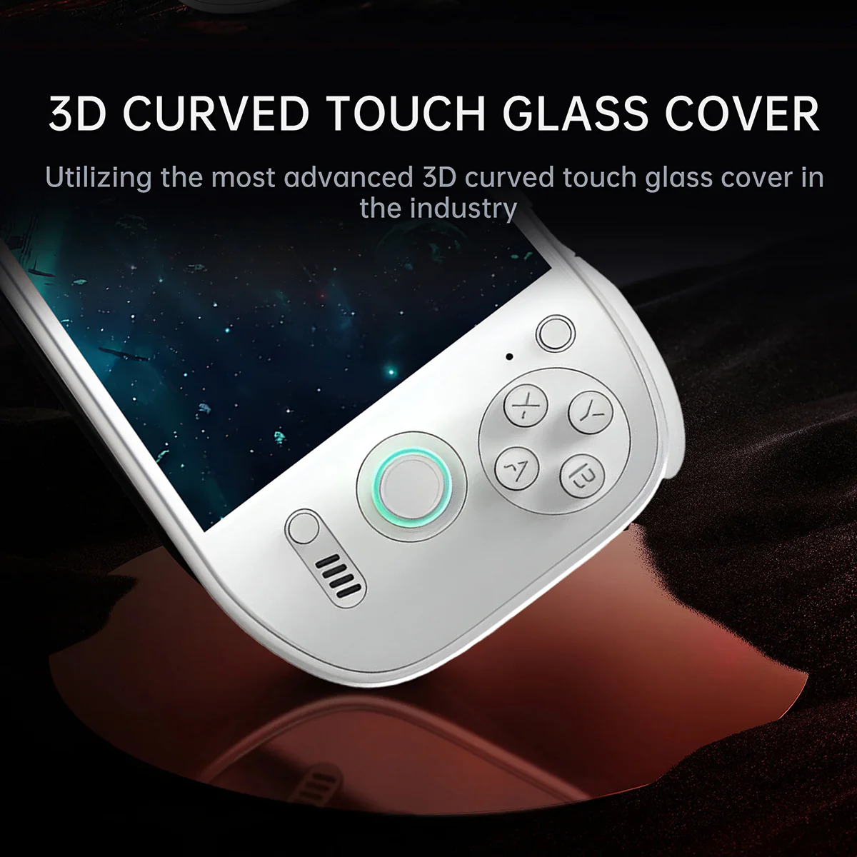 AYN Odin 2 Portal Pro Snapdragon 8gen2 Processor 7" 1080P 120Hz OLED 3D Curved Touch Screen 12GB RAM + 512GB SSD Android 13 Handheld Gaming Console (White) - Image 9