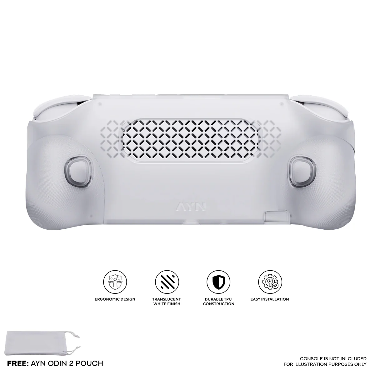 AYN Odin 2 Portal TPU Grip (Black, White) + AYN Odin 2 Pouch - Image 7