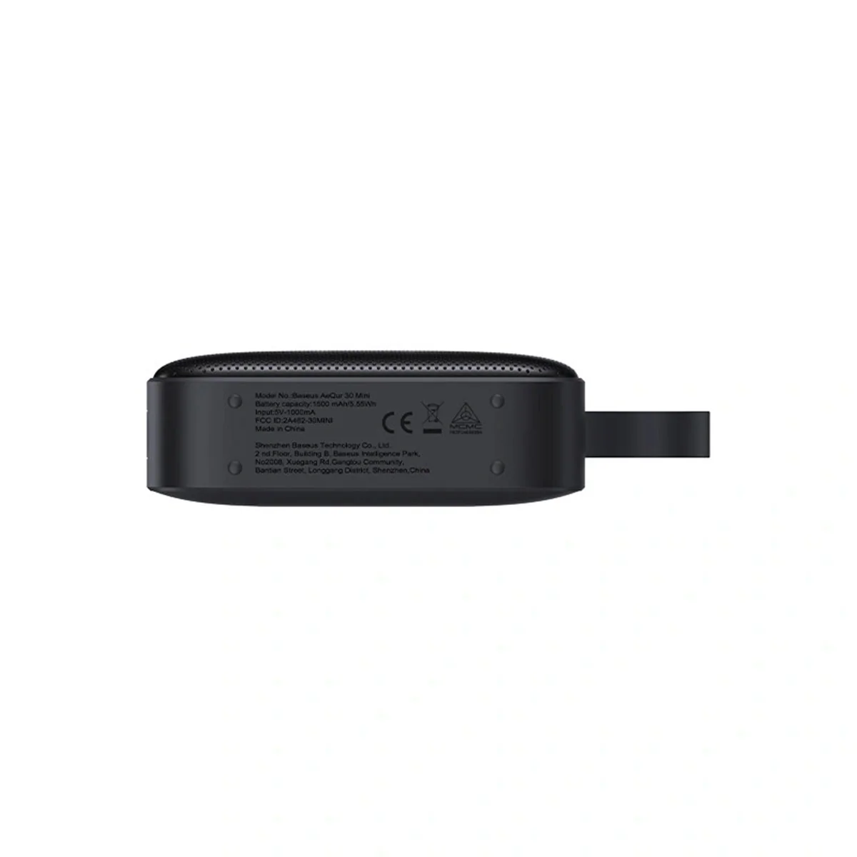 Baseus AeQur 30 Mini Portable Wireless Speaker (Cosmic Black) (A20077900123-00) - Image 4